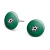 Dallas Stars Logo Novelty Silver Plated Stud Earrings