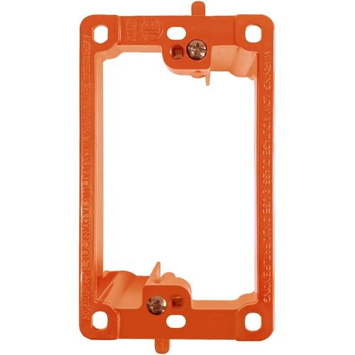 BestMounts - 24 Pack Low Voltage Mounting Brackets 1 Gang for Drywall Outlet Cable Pass Through Wall Plates - Cable Wall Plate Bracket for Old Work, Telephone Wire, Network Cable, HDMI, Speaker Wire