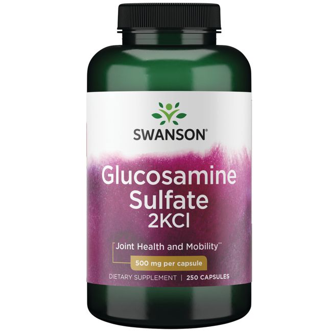 Swanson Glucosamine Sulfate 2Kcl 500 mg 250 Capsules