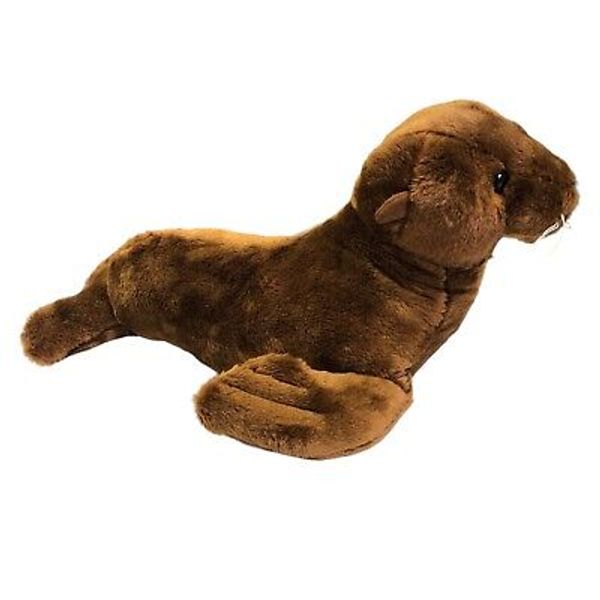 Seal Plush Aurora Destination Nation 12 inch Brown Stuffed Animal Realistic