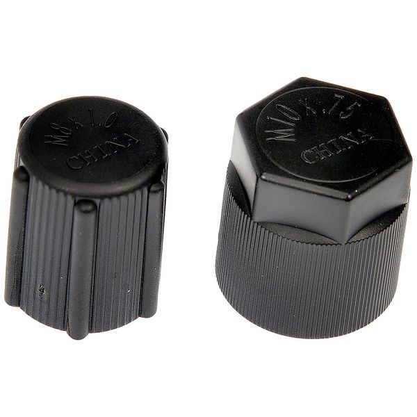 Dorman 54374 Air Conditioning Service Port Caps Compatible with Select Models, 2 Pack