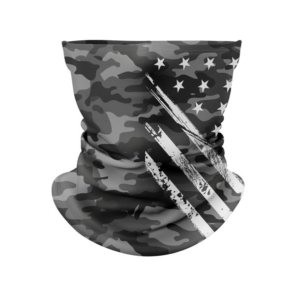 Tactical Pro Supply - American Flag Patriotic Neck Gaiters | Decorated in the US | Made from 100% Cotton Material | Lightweight Neck Gaiter | Proudly Display American Pride | Various Wear Styles