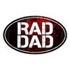 CafePress Rad Dad Oval Car Bumper Sticker