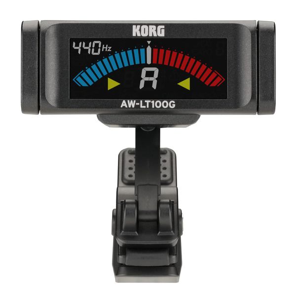 KORG Clip-on Tuner, 100-Hour Continuous Operation, Dedicated Base