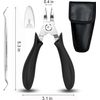 Precision Nail Clippers with Embedded Spring - Ideal for Thick & Ingrown Nails