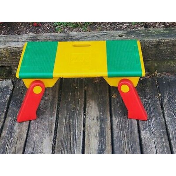 LEGO Activity Table 13x26x11 Portable Folding Legs Two Compartments