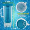 Pro In-line Swimming Pool Leaf Canister with Large Mesh Bag, Clean Remove Debris