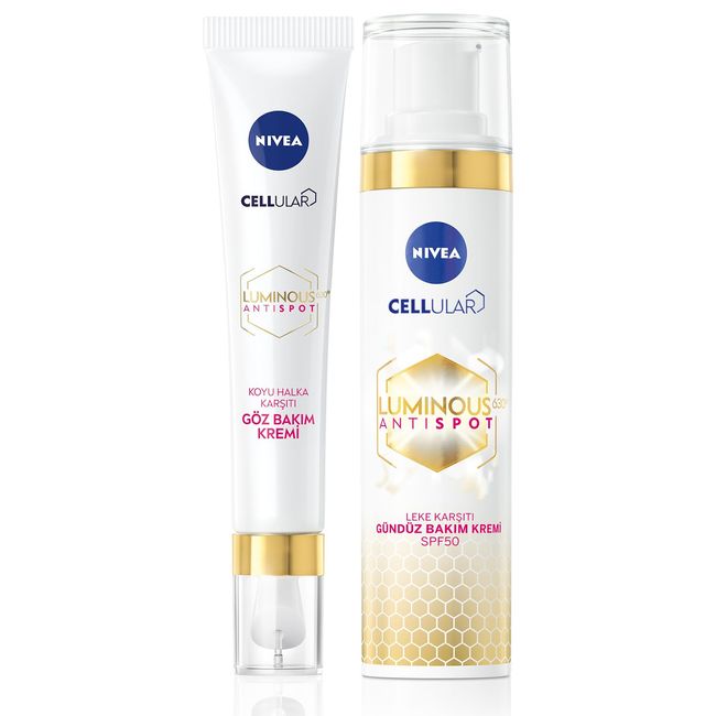 NIVEA Luminous630 Leke Karşıtı Gündüz Yüz Kremi 40ml ve Luminous630 Koyu Halka Karşıtı Göz Kremi 15ml