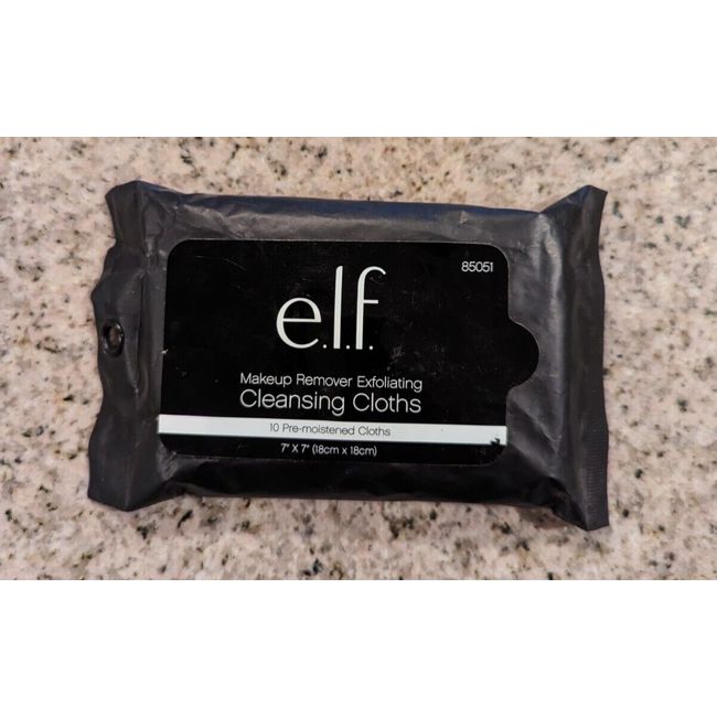 e.l.f. Makeup Remover Cleansing Cloths, 10 Count Each 85051