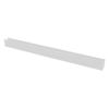 Polished Stainless 3/8" Fixed Panel Shower Door Deep U-Channel -  23" Stock Le