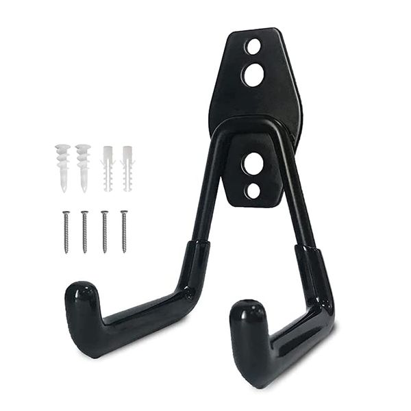 EV Charging Electric Car Charger Cable Holder EV Cable Storage Hook with Hook Garage Hook (Black)