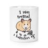 I Was Normal 3 Hamsters Ago Makeup Brush Pencil Pot