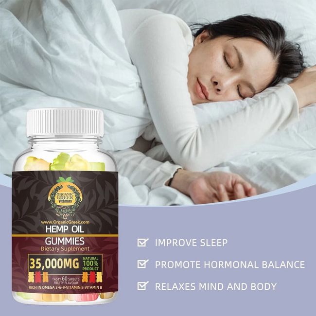 Natural Gummie Bears Calm, Muscle Relax, Sleep, Immune Support, Mental Focus