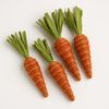 Heaven Sends Set of 3 Wicker Easter Carrots – Rustic Decorative Spring Ornaments for Easter Displays, Baskets & Table Décor