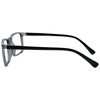 OPULIZE Ink Reading Glasses 2 Pack Large Rectangular Frame Black Transparent Grey Spring Hinges Scratch Resistant Mens Womens RR4-17 +2.00