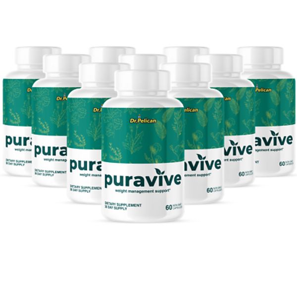 Puravive- Digestive & Weight Support - 10 Bottles- 600 Capsules