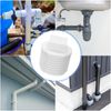 uxcell 20 Pcs PVC Pipe Female Thread Plug 1/2" Thread Plug for Plumbing Water Line White