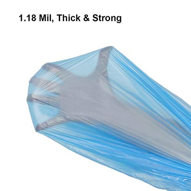 Inwaysin Biodegradable 13-15 Gallon Trash Compostable Garbage 1.18Mil Recycled Waste Bags