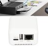 USB 2.0 Network Print Server, Wireless Print Server Support Image Printing, Max Support 256GB, Linux 3.4, XP and Later, for IOS (US Plug 100-240V)