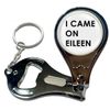 BadgeBeast.co.uk I Came On Eileen - Key Ring Bottle Opener and Nail Clipper
