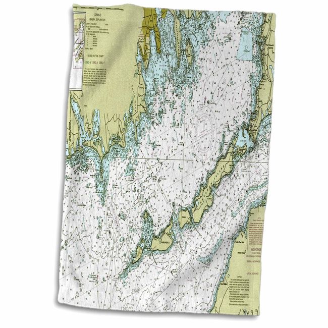 3D Rose Print of Buzzards Bay Massachusetts TWL_204857_1 Towel, 15" x 22", Multicolor