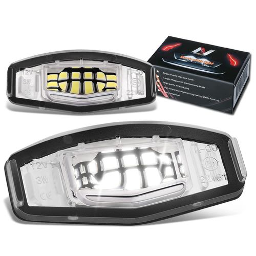 NUVISION LIGHTING Pair of LED License Plate Lights Compatible with 06-11 CSX / 13-18 ILX RDX / 09-14 TSX, 34100S84A01 34106SNBA01, LPL-ZTL-9075