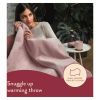 Dreamland Snuggle Up Warming Throw Pink 120X160Cm