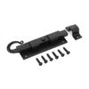 Black Shepherds Crook Straight Bolt Lock Cabinet Hinge Bolt Renovators Supply