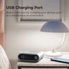 i-box DAB/FM Alarm Clock Radio, White, Small