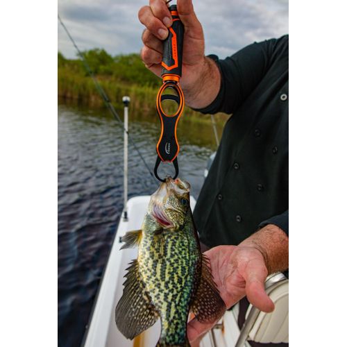 Lunar-I Fishing Lip Gripper & Scale | Swiveling Dual Molded Grip, Lanyard Ring, Built in Scale up to 25lbs, Aluminum, Saltwater Resistant