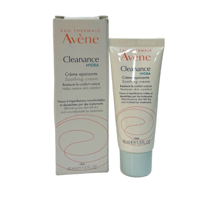 Avene Cleanance Hydra Soothing Cream Help Restore Skin Comfort (40ml/1.3fl) New