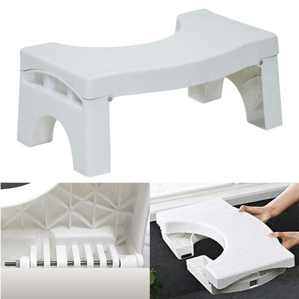 Portable Foldable Toilet Squat Step Stool Bathroom Potty Squat Aid Feet Support