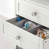 Coinkoly 10 Pack Brushed Satin Nickel Cabinet Knobs 35mm Single Hole Drawer Knobs and Pulls for Bathroom Cabinets CK-UK0008