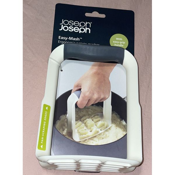 Joseph Joseph duo Potato Masher White