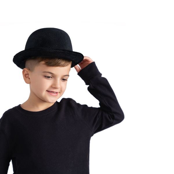 Velvet Derby Hat - Kids & Adults - Kids