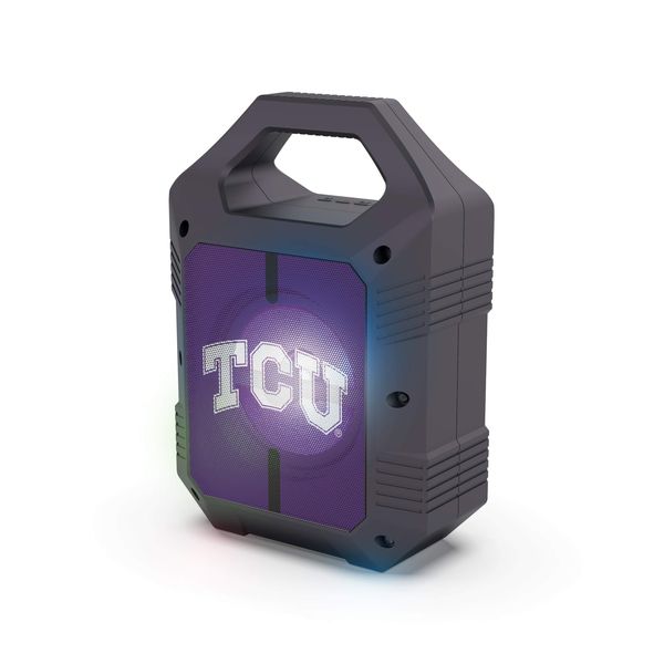SOAR NCAA ShockBox XL LED Wireless Bluetooth Speaker, TCU Horned Frogs