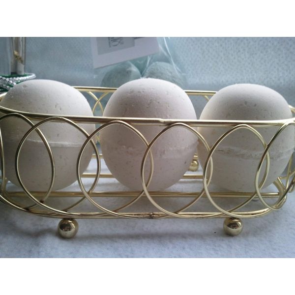 SPA PURE Luxurious Bath Bombs: 3 XL Luxury Bath Bombs, 5 oz each, Natural, Handmade in the USA with Shea, Mango & Cocoa Butter, Ultra Moisturizing, Great for Dry Skin, Individually Handwrapped.