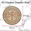 D20 Wood Laminate Dungeons and Dragons themed coasters