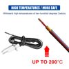 Grisun Fire Pit Igniter - Push Button Ignition Kit for Fire Pit Gas Burner, 2 Outlet with igniter Leads and Ground Wire, Durable Button
