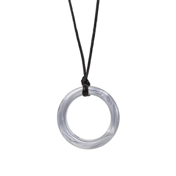 Realm Ring Sensory Chew Pendant - (Silver)