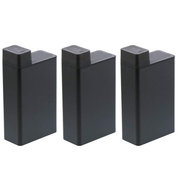 Yamazaki Tower Laundry Bottle, Set of 3, Black