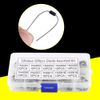 Elprico Rectifier Diode,100pcs 10Values Rectifier Diode Assortment Electronic Kit 1N4001~1N4007 1N5817~1N5819 With Storage Box