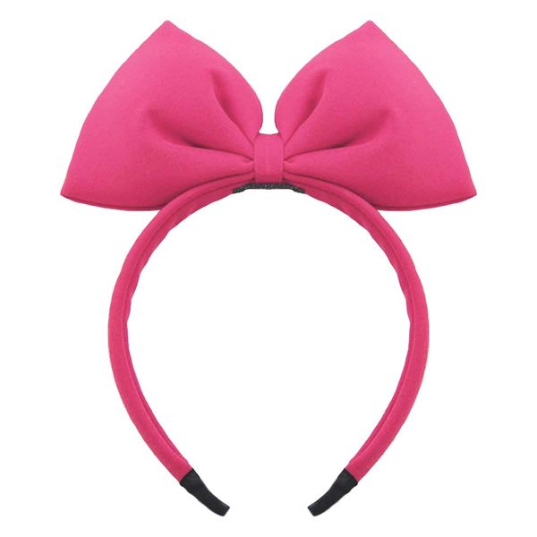 Bow Headband Bowknot Hair Bands Big Bow Halloween Hair Hoop Women Bow Hairband Party Decoration Headdress Cosplay Costume Headwear Handmade Headpiece Christmas Birthday Hair Accessories 1 Pack Rose