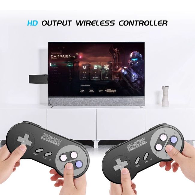 4K TV Game Stick 64GB Built-in 15000 Game Retro Video Game Console