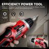 DNA Motoring Rechargeable 3.6V Cordless Electric Screwdriver Tool Kit Set Red