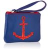 Hatley Girl's Mini Nautical Treasure Pouch, Blue/White, One Size