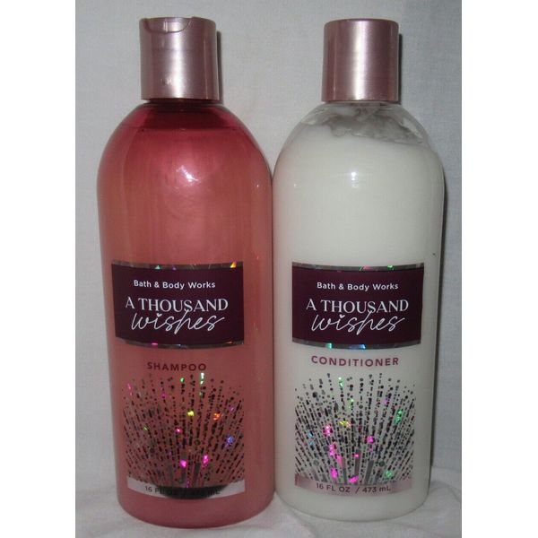 Bath & Body Works A THOUSAND WISHES Shampoo & Conditioner Set Lot