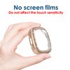 Simpeak [Set of 5] Compatible with Fitbit Versa 4/Sense 2 Case, PC Material Glitter Protector, Easy Fit Side Protection