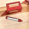 Big Horn 14610 Solid Aluminum 45/90 Degree Layout Miter Gauge