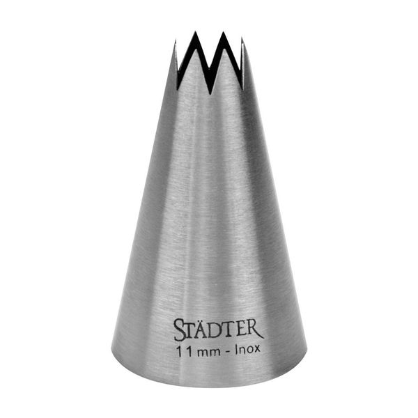 Staedter Star Ribbon and Basketweave Tip, Silver, 17 mm